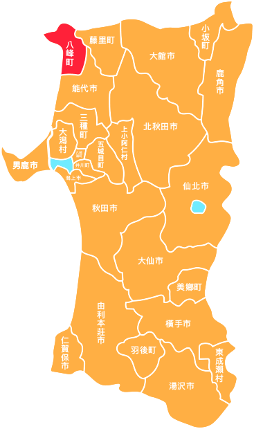 秋田地圖