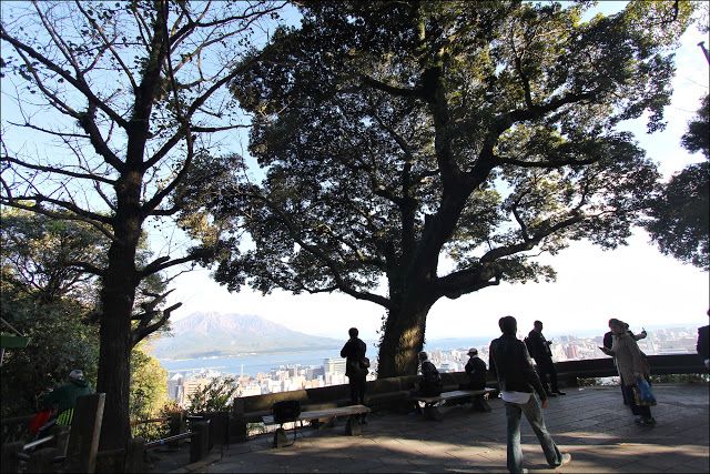 鹿兒島九州攻略城山公園展望台城山自然歩道シロヤマテンボウダイ夜景交通巴士日落map Code 駐車場 日本 九州 旅行酒吧