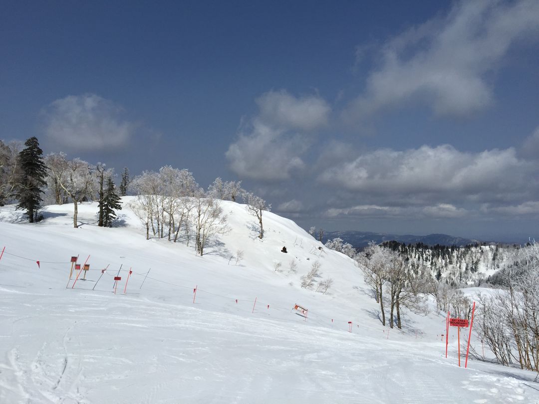 日本北海道富良野滑雪場★紅線  入口處