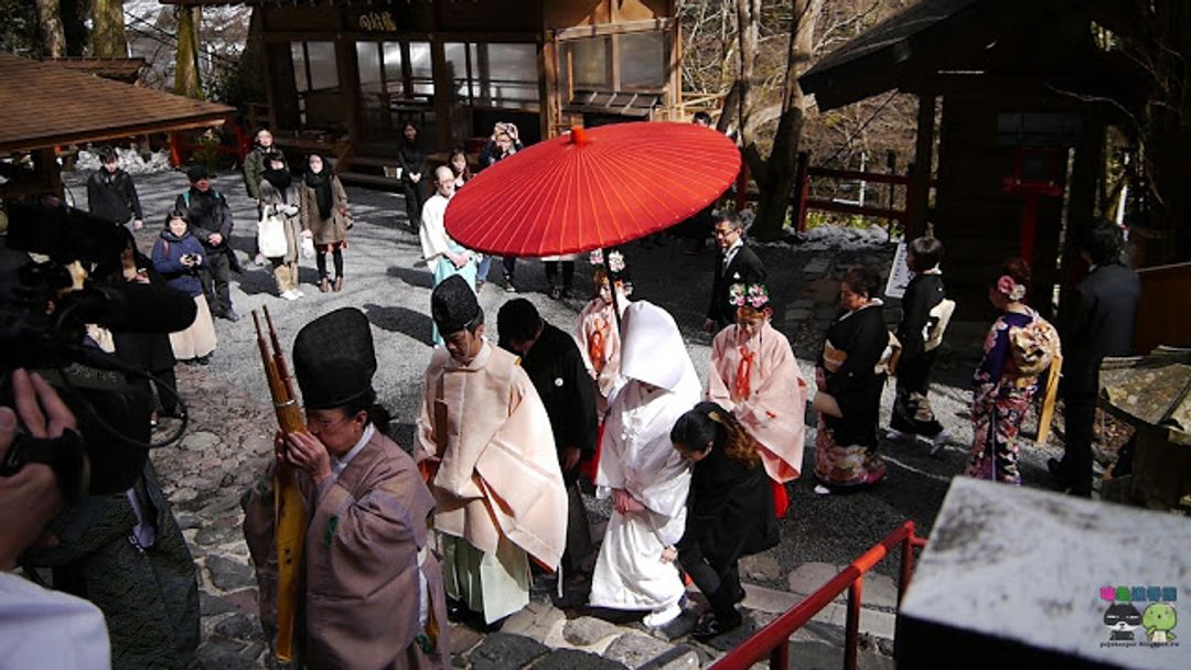 遊貴船神社 近距離欣賞結婚儀式 日本 關西 旅行酒吧