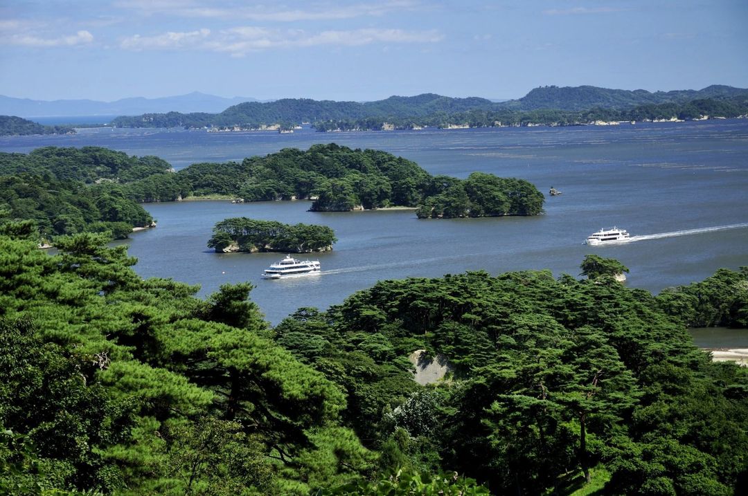 日本三景之一的松島海岸（照片提供：宮城縣觀光課） 
