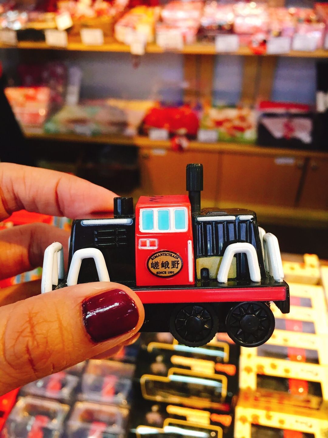 可愛的模型小火車