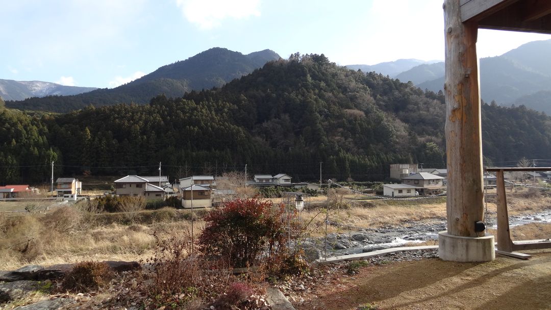 小木屋看出去的景 這麼放鬆，神山町的日常生活盡入眼廉