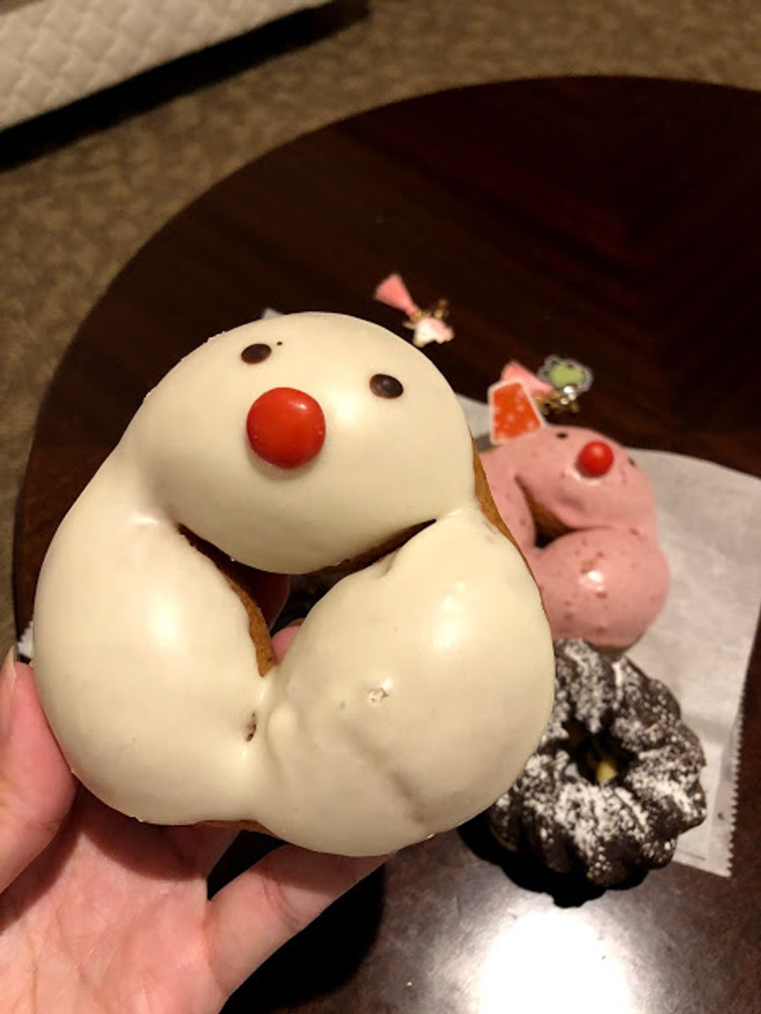可愛的聖誕版甜甜圈