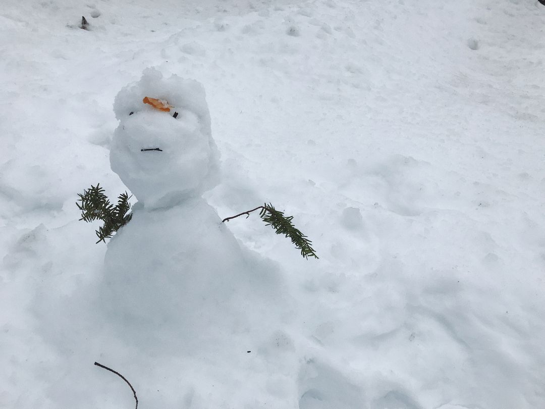 handmade snow man