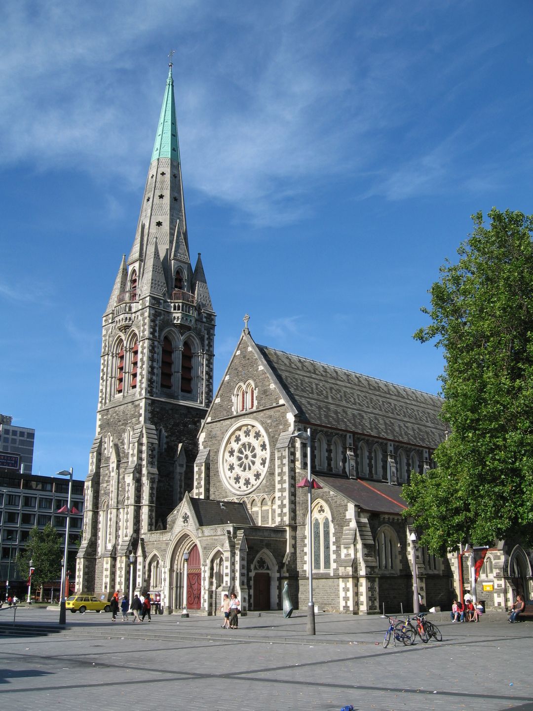 地震前的ChristChurch Cathedral (圖片來源:維基百科)&nbsp; 