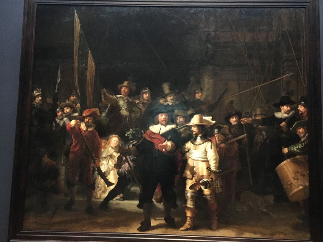 (Rembrandt林布蘭  1606-1669，night watch)