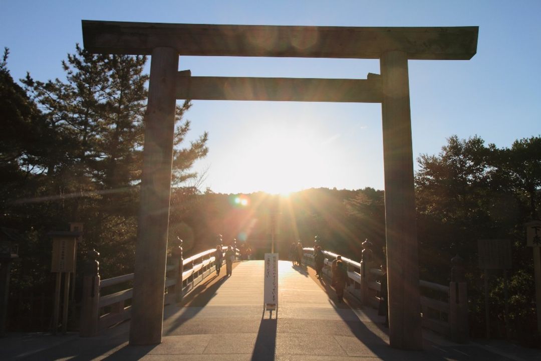 &nbsp; 伊勢神宮鳥居（圖：123RF）&nbsp;&nbsp;