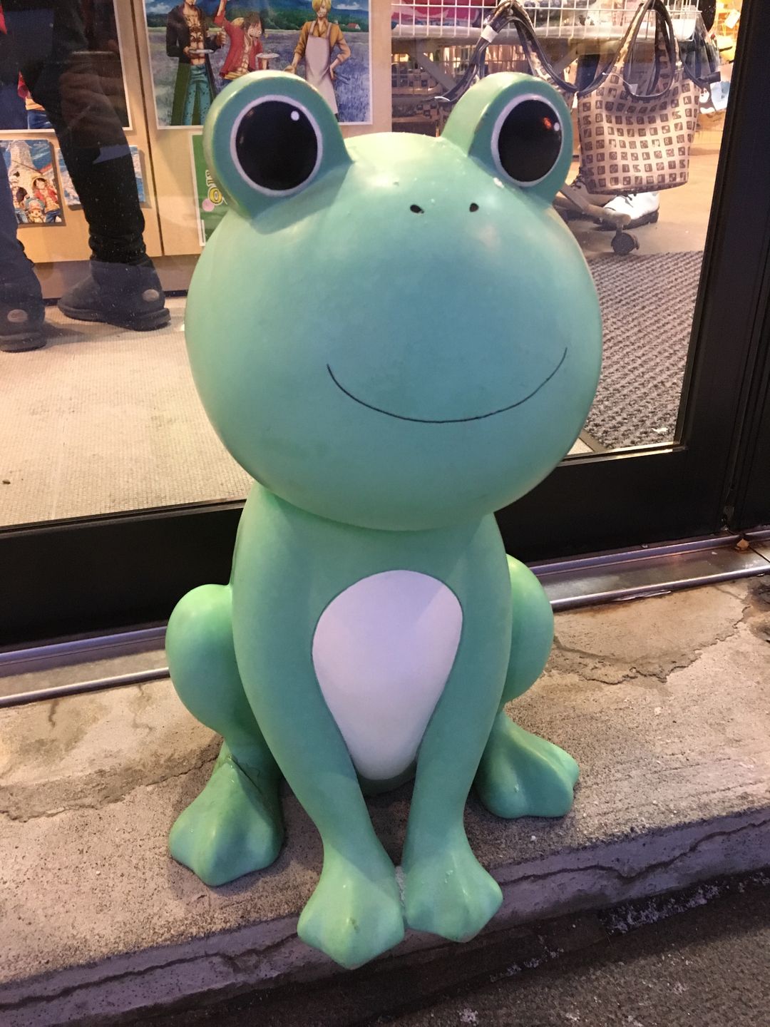 在小樽遇到我的旅蛙~~