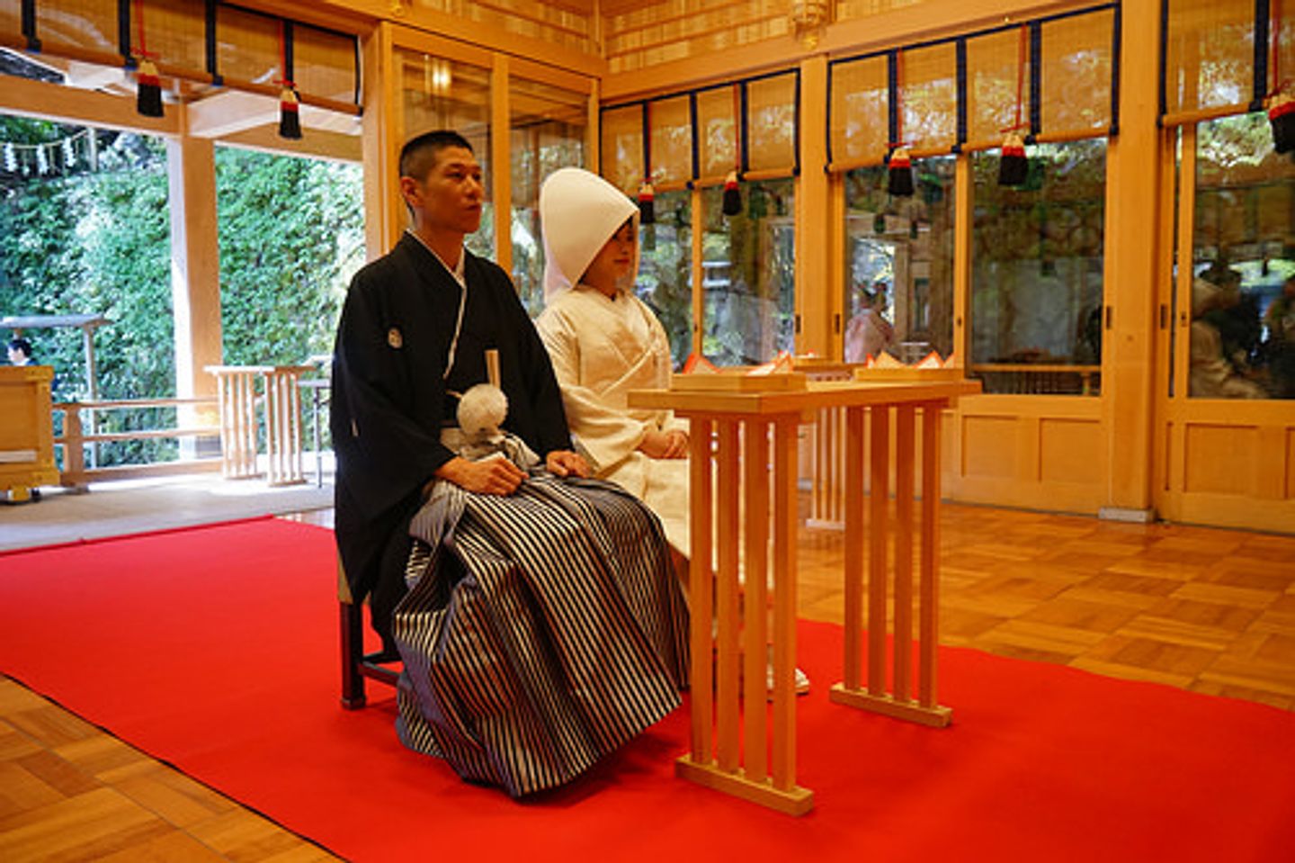 到貴船神社參加日本傳統婚禮 神前結婚式 讓人徹底感受日本的傳統文化 好夢幻 好莊嚴 日本 關西 旅行酒吧