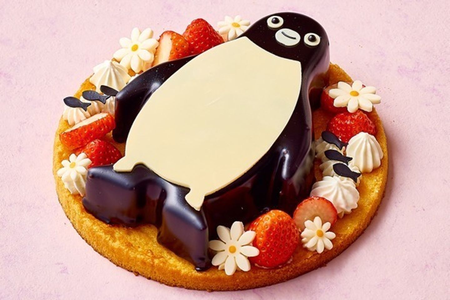 企鹅生日蛋糕照片摄影图片_ID:316373363-Veer图库